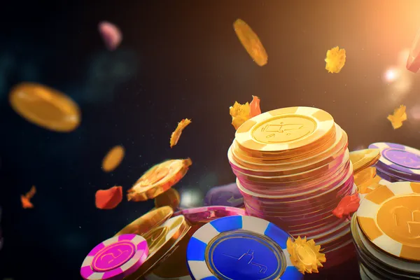 A vibrant slot machine bursting with lights and winning icons, highlighting the thrill of DEWA700’s top-rated slot titles.